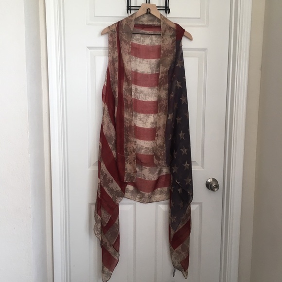 🇺🇸 American Flag Kimono - Picture 2 of 7